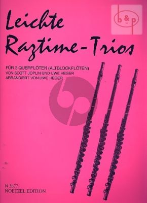 Leichte Ragtime Trios (3 Flutes)