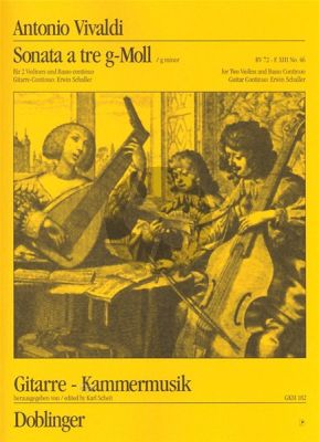 Vivaldi Sonate g-moll RV 72 2 Violinen und Gitarre (arr. Erwin Schaller)