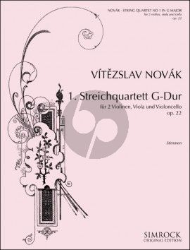 Novak String Quartet No.1 G-major Parts