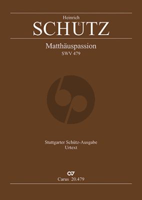 Schutz Matthaeus Passion SWV 479 (Solovoices-SATB)
