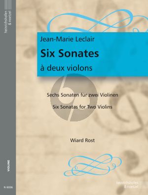 Leclair 6 Sonaten 2 Violinen (ed. Wiard Rost)