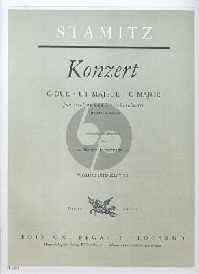 Konzert C-dur "Dresdner Konzert" Violine-Klavier