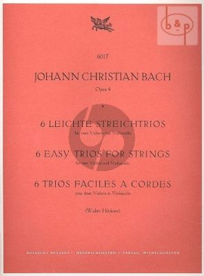 6 Leichte Streichtrios Op.4 (2 Vi.-Vc.)