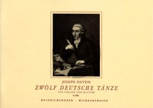 Haydn 12 Deutsche Tanze Violine und Klavier (edited by Waldemar Twarz)