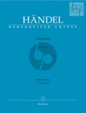 Tamerlano HWV 18 (Vocal Score)