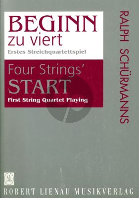 Beginn zu Viert Erstes Streichquartettspiel