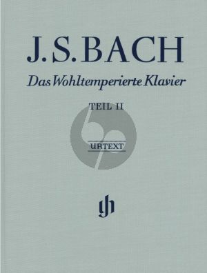 Bach Wohltemperierte Klavier Vol.2 BWV 870-893 (Leinen/Hardcover) (edited by Yo Tomita fingering by Andras Schiff) (Henle-Urtext)