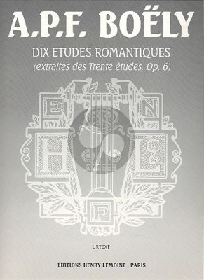 Boely 10 Etudes Romantiques Op.6 for Piano