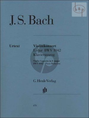 Konzert E-dur BWV 1042 Violine und Klavier