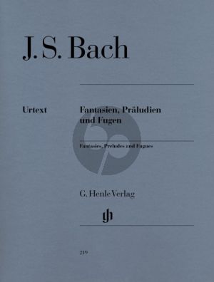 Bach Fantasien-Praeludien & Fugen Klavier (edited by Klaus Ronnau & Georg von Dadalsen)