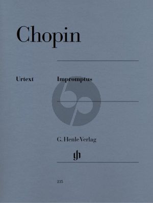 Chopin Impromptus Klavier (edited by E. Zimmermann and fingering by H.M. Theopold) (Henle-Urtext)