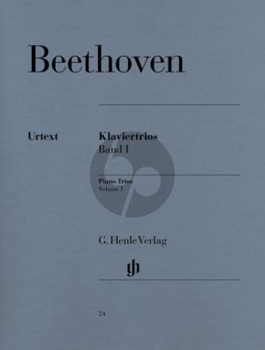 Beethoven Klaviertrios Vol. 1 Partitur und Stimmen (Herausgebers Günter Raphael - Walther Lampe) (Henle-Urtext)