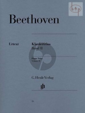 Beethoven Klaviertrios Vol. 2 Part./Stimmen (Günter Raphael)