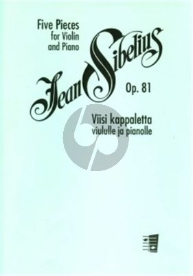 Sibelius 5 Pieces Op.81 for Violin and Piano