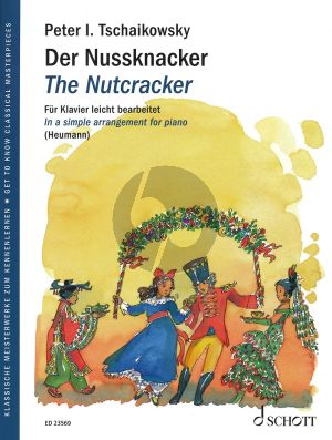 Tchaikovsky P.I. The Nutcracker Op.71 Piano solo arr. Heumann (deutsch • englisch) (Grade 2 - 3)