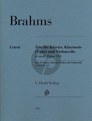 Trio a-moll Op.114 (Klar.[A][Viola]-Violonc.-Piano)