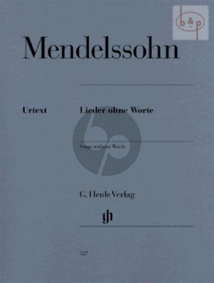 Mendelssohn Lieder ohne Worte Piano (edited by Rudolf Evers and Ernst Herttrich) (Henle-Urtext)