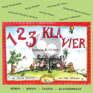 Ehrenpreis-Wohlwende 123 Klavier (Klavierschule für 2 - 8 Hände) CD zu Heft 1-2