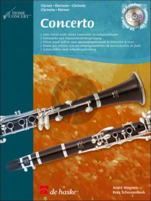 Concerto for Clarinet (2 Solo Pieces with Wind Ensemble Accomp.)