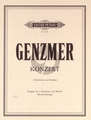 Konzert für 2 Klarinetten und Streicher (1983)