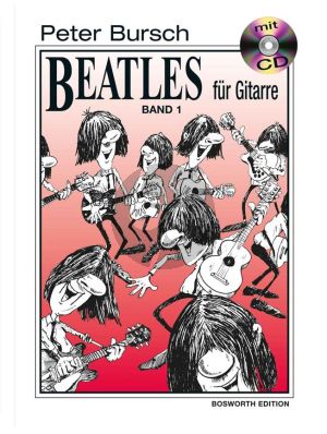 Beatles fur Gitarre Vol. 1 (Bk-Cd) (arr. Peter Bursch)