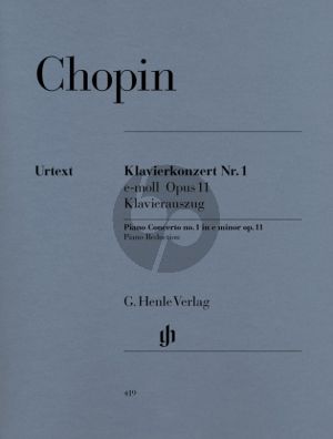 Chopin Konzert No.1 e-moll Op.11 Klavier und Orchester (edited by Ewald Zimmermann) (Klavierauszug) (Ewald Zimmermann)