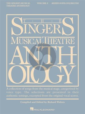 Singers Musical Theatre Anthology Vol.3 Mezzo-Soprano/Belter (Compiled by Richard Walters) (Book Only)