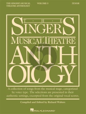 The Singers Musical Theatre Anthology Vol.3 Tenor (Compiled by Richard Walters) (Book Only)