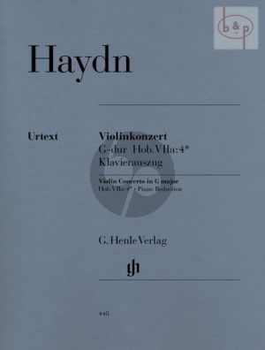 Concerto G-major (Hob. VIIa:4*) Violin and Orchestra
