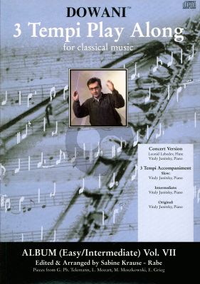 Album Dowani Album Vol.7 (Easy/Intermediate) for Flute Solo Part with Cd (Edited by Sabine Krauze-Rabe)