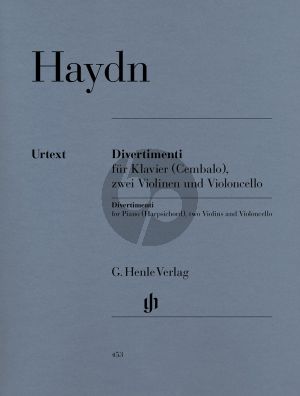 Haydn Divertimenti (Klavier- 2 Vi.-Violonc.) (Part./St.) (Henle-Urtext)