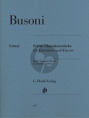 Busoni Fruhe Charakterstucke (Meerwein/Schilde) (Henle-Urtext)