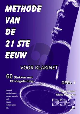 Glaser-Hermsen Methode van de 21ste Eeuw Vol.1 Klarinet (Bk-Cd)