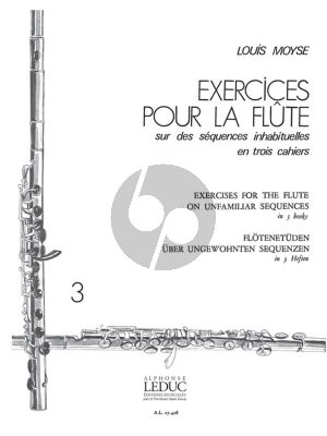 Moyse Exercices sur des Sequences Inhabituelles Vol. 3 Flute