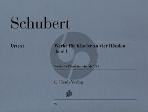 Schubert Werke Vol.1 Klavier 4 Hd. (ed. Willi Kahl) (Henle)