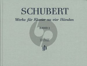 Werke Vol.1 Klavier 4 handen Hardcover / Leinen / Gebonden