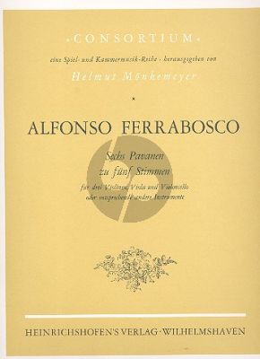 Ferrabosco 6 Pavanes zu 5 stimmen (3 Vi.-Va.-Vc. oder entsprechende andere Instrumente) (Part./Stimmen) (Helmut Mönkemeyer)