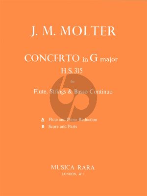 Molter Concerto G-major HS 315 Flute-Strings-Bc (piano red.)