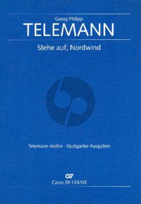 Telemann Stehe Auf Nordwind TWV 1:1397 Soli-Chor-Orchester (Klavierauszug) (Wolfram Steude)