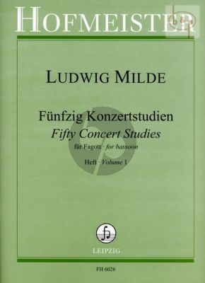 50 Konzertetuden Op.26 Vol.1