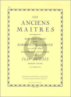 Les Anciens Maitres Vol.1 Harmonium