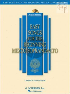 Easy Songs for the Beginning Mezzo-Soprano/Alto Singers