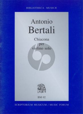 Bertali Chiacona Violin solo (Vladimir Godar)