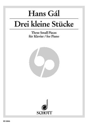 Gal 3 Kleine Stucke Opus 64 Klavier (1933)