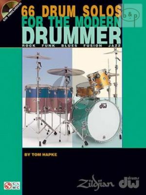 Hapke 66 Drum Solos for the Modern Drummer (Book with Audio online)