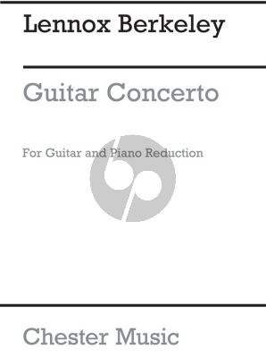 Berkeley Concerto Opus 88 Guitar and Orchestra (piano reduction)