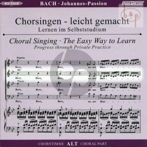 Johannes Passion BWV 245 Alt Chorstimme 2 Cd's