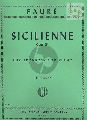 Sicilienne Op.78