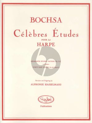 Bochsa 40 Easy Studies Op. 318 Vol. 2 Harp (Hasselmans)