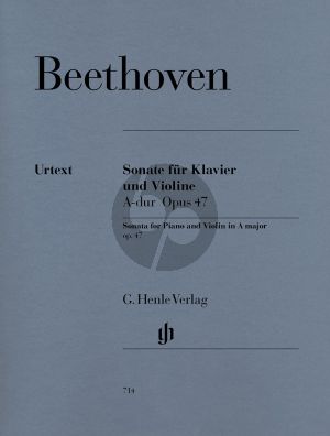 Beethoven Sonate A-dur Op.47 (Kreutzer Sonate Violine-Klavier